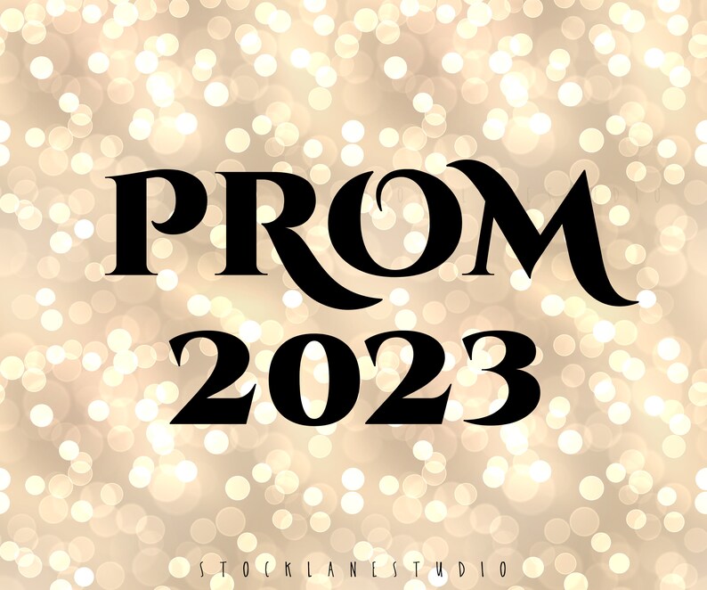 Printable Prom 2023 Gold Bokeh Poster Digital Prom Party - Etsy UK