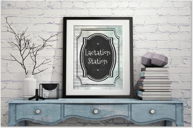 Printable Lactation Room Sign Lactation Station DIY New - Etsy