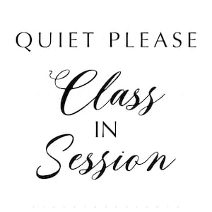 Quiet Please Call in Progress Printable Home Office or School Door Sign