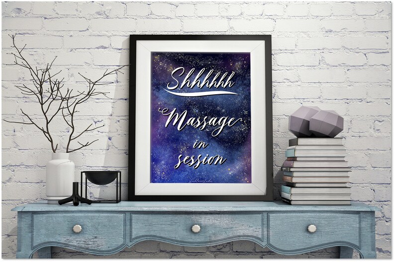 Printable in Session Sign Shhh Massage in Session DIY Spa - Etsy