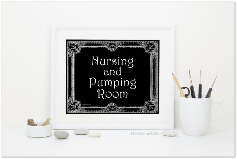 New Mother Gift Printable Breastfeeding Room sign Nursing and | Etsy