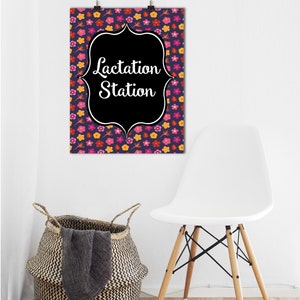 Printable Breastfeeding Sign Lactation Room Door Sign, Nursing Mother ...