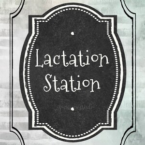 Printable Lactation Room Sign, Lactation Station, DIY New Mother Gift ...