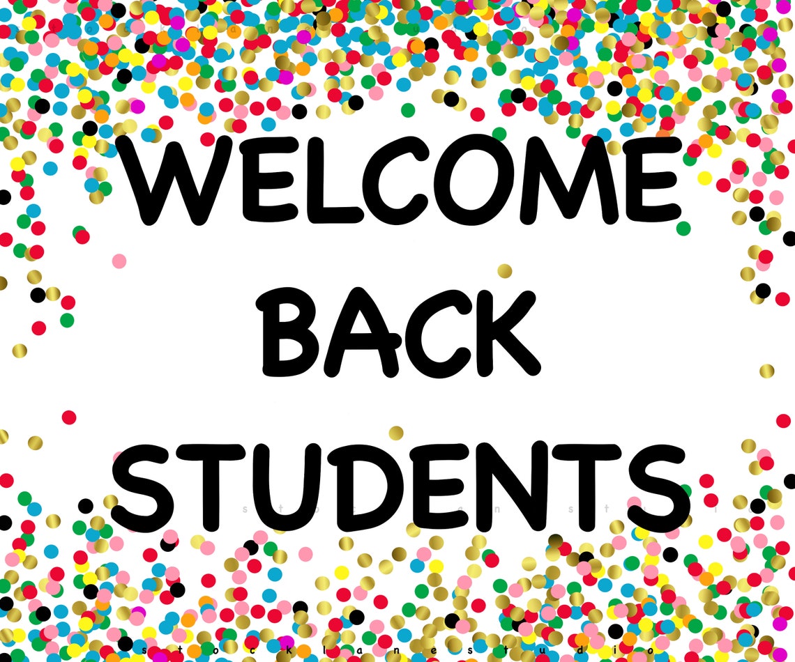 Welcome Back Teachers Printable Back to School Sign With Fun - Etsy