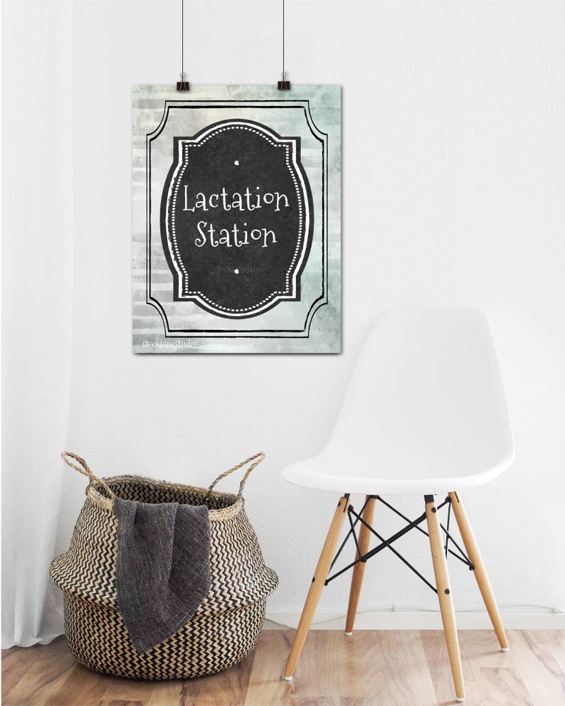 Printable Lactation Room Sign Lactation Station DIY New - Etsy