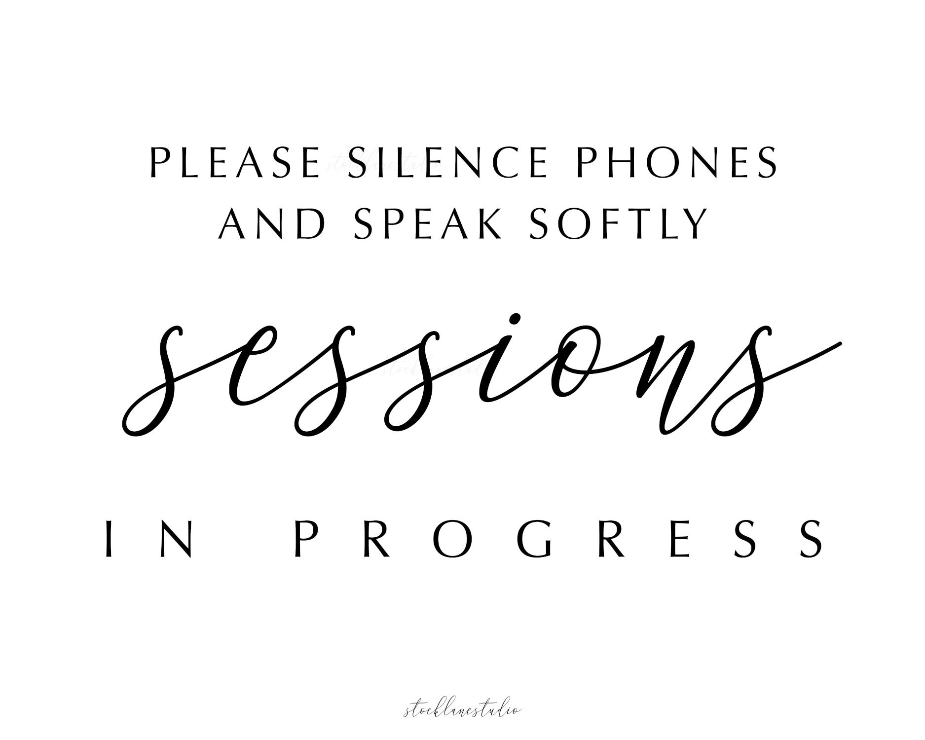 Printable Quiet Sign Please Silence Phones Speak Softly Etsy Canada