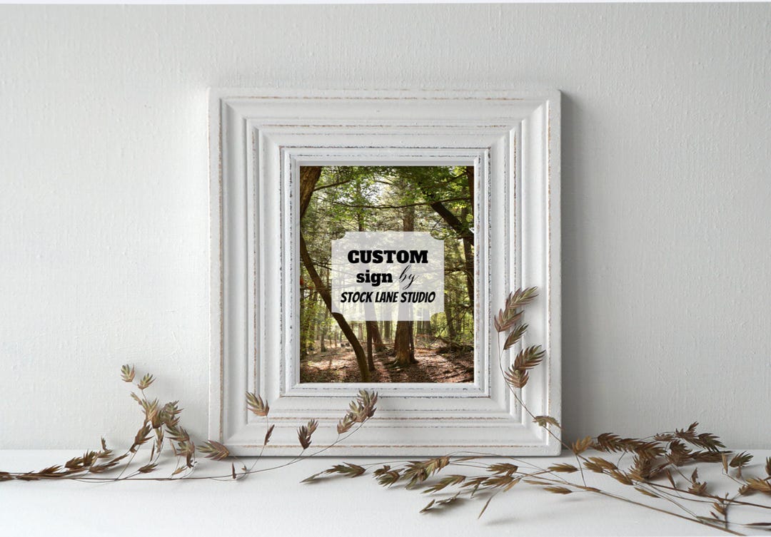 Quote Tree Sign Personalized Forest Quote Sign: Custom Printable Wall Art (digital ...