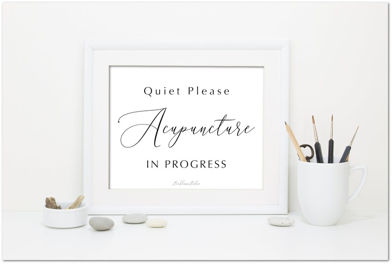 Please Speak Softly Massage in Session, Printable black on white do not disturb Sign for spa retreat, therapy 5x7 18x24 jpg pdf image 7