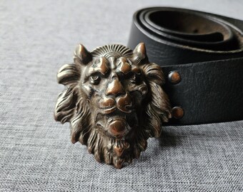 Baroque Medieval Lions Gold Massive Wide Waist Elastic Belt  display picture 3