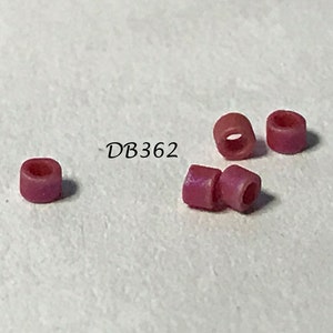 Miyuki 11/0 Delicas Beads - Matte Red - 7.2GM - D--DB362