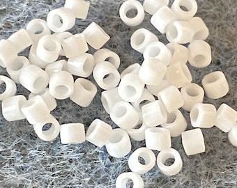 Miyuki Delica Seed Beads Size 11/0 - Opaque Chalk White, 7 Gram Tube - DB200, Perfect For Jewelry Making