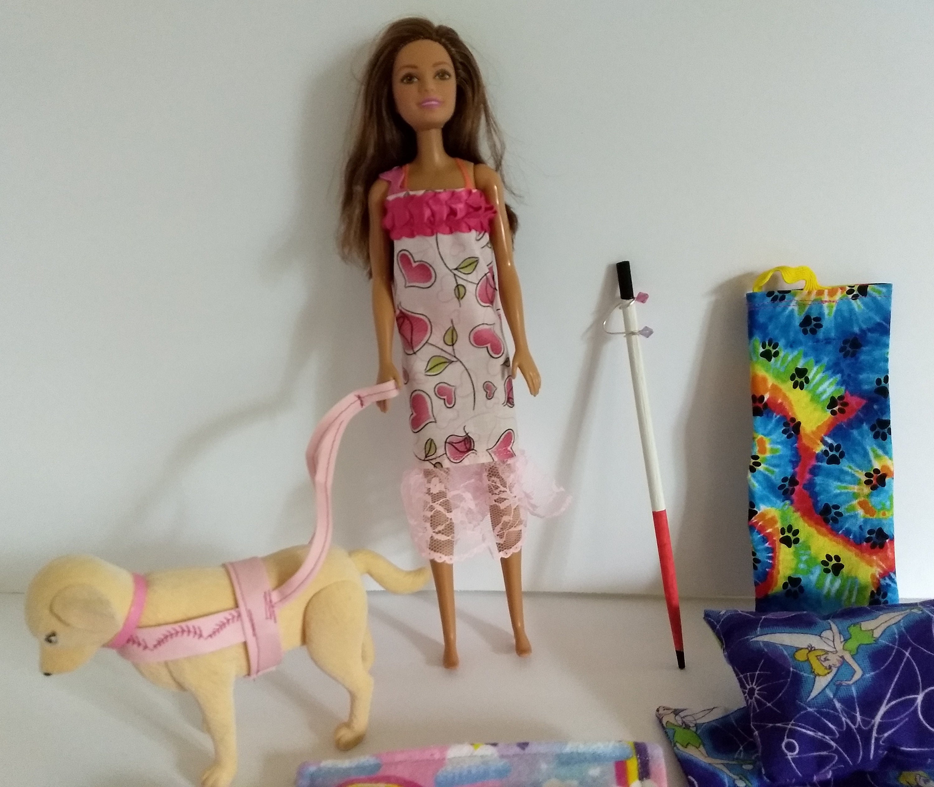 blind barbie doll