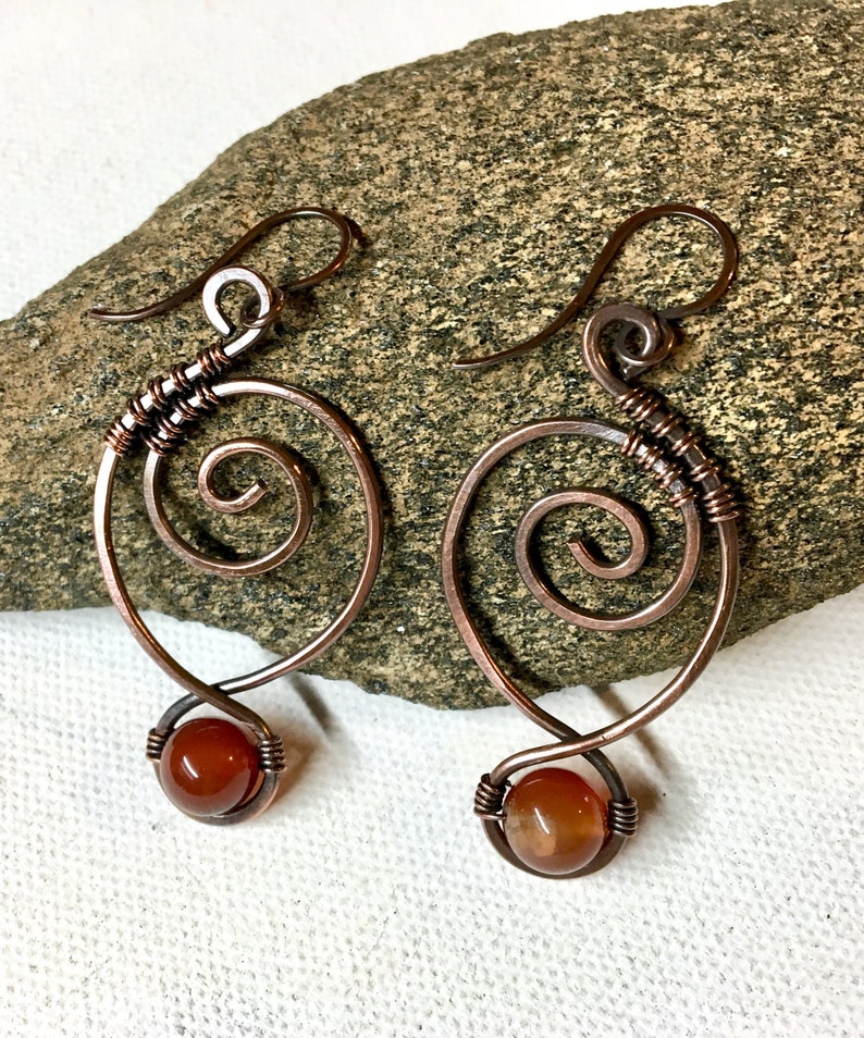 spiral earrings spiral earrings