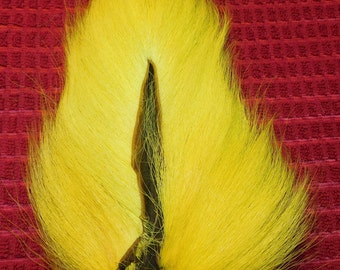 Bucktail, bright yellow