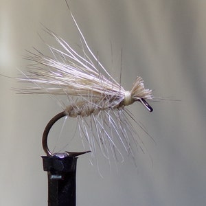 Elk hair caddis, dry flies, set of three
