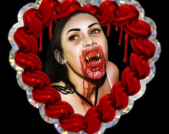 Maneater Jennifer's Bosy Sticker