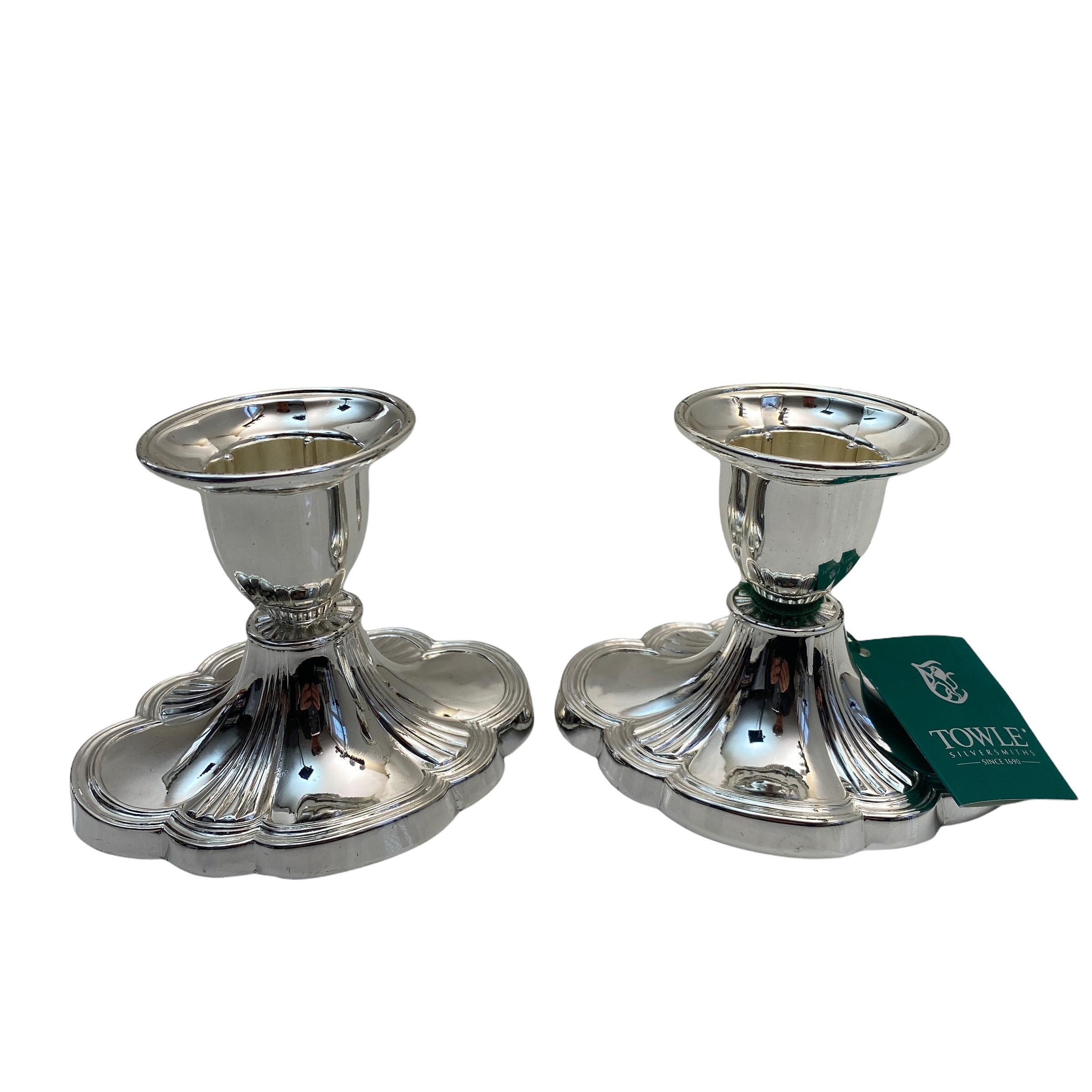 Candles & Holders TOWLE Silver Plated Candlesticks 4 Candle Holders