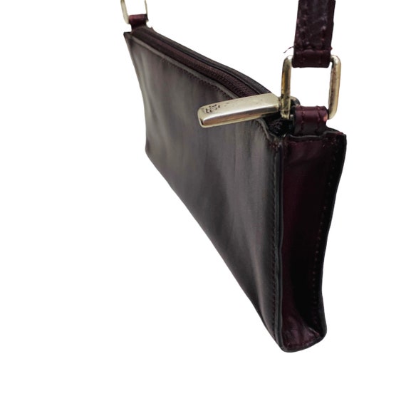 LAUREN Ralph Lauren Mini Bag Burgundy Leather Vintage… - Gem