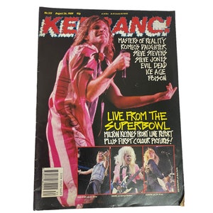 Kerrang Vintage Rock Magazines Sold Individually 1980s Heavy Metal
