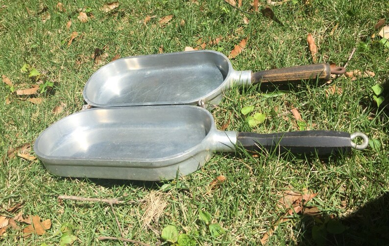 Vintage Miracle Maid Aluminum 2 sided Omelet pan or fish fryer Etsy