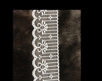 White Lace Trim 1-3/4" wide