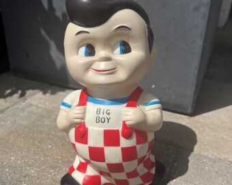 Bob's Big Boy Cast Iron Coin Bank - Etsy