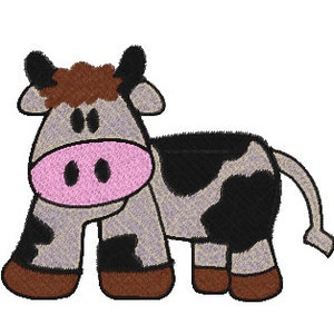 Baby Cow Machine Embroidery Design Baby Cow Embroidery Designs Embroidery Baby Cow Design Instant Download
