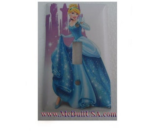 Cinderella Castle Toggle Rocker Switch Duplex Outlet Wall Cover Plate Home decor