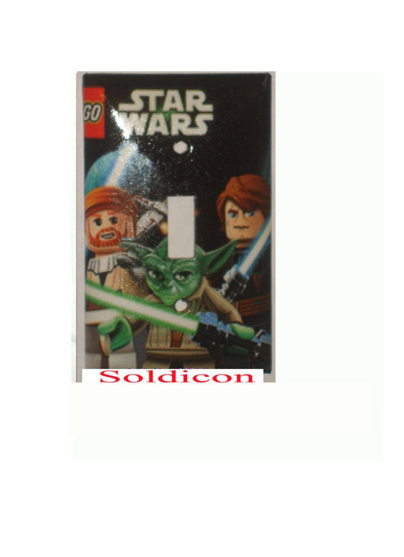 Lego Star Wars Light Switch Power Outlet Cover Plate Home Etsy
