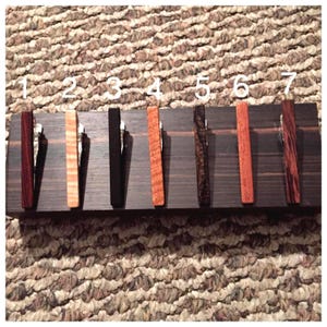 Tie bar, dapper, tie clip, exotic wood, handmade, reclaimed guitar wood, sterling silver plated, groomsmen gift, Koa, mahogany, rosewood