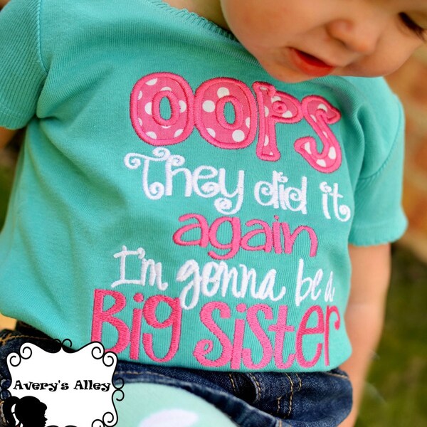 Big Sister Dog Shirt Etsy