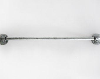 Barn Door Handle in Galvanized Pipe. 18", 19", 23", 24" and 25" options. Custom Sizes Available. Industrial Door Pull Hardware