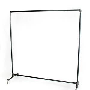 Black Iron Pipe Clothing Rack Customizable Industrial Clothes Garment ...