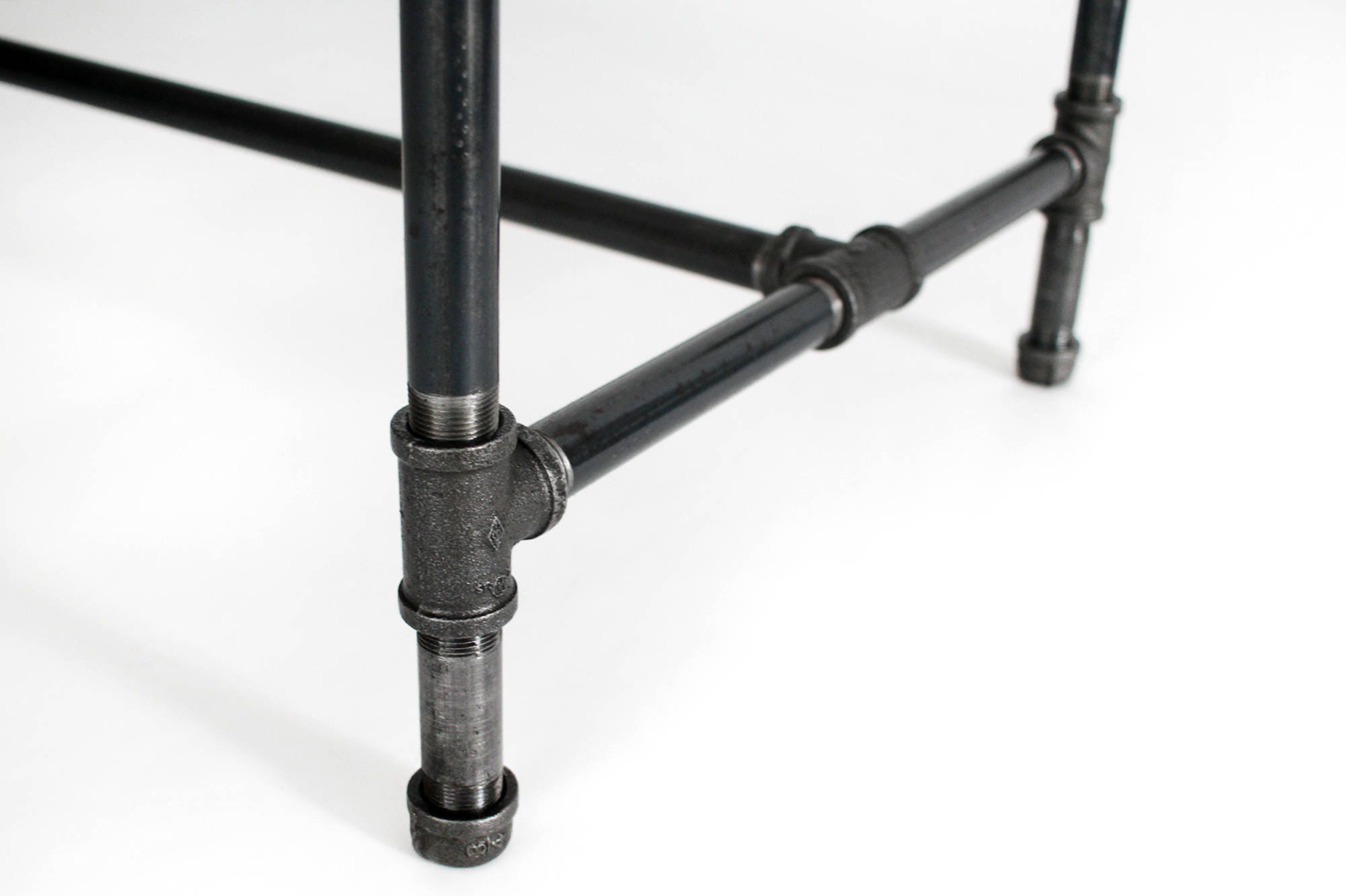 Black Pipe Table Base 3/4 Coffee Table Legs DIY Stand Etsy