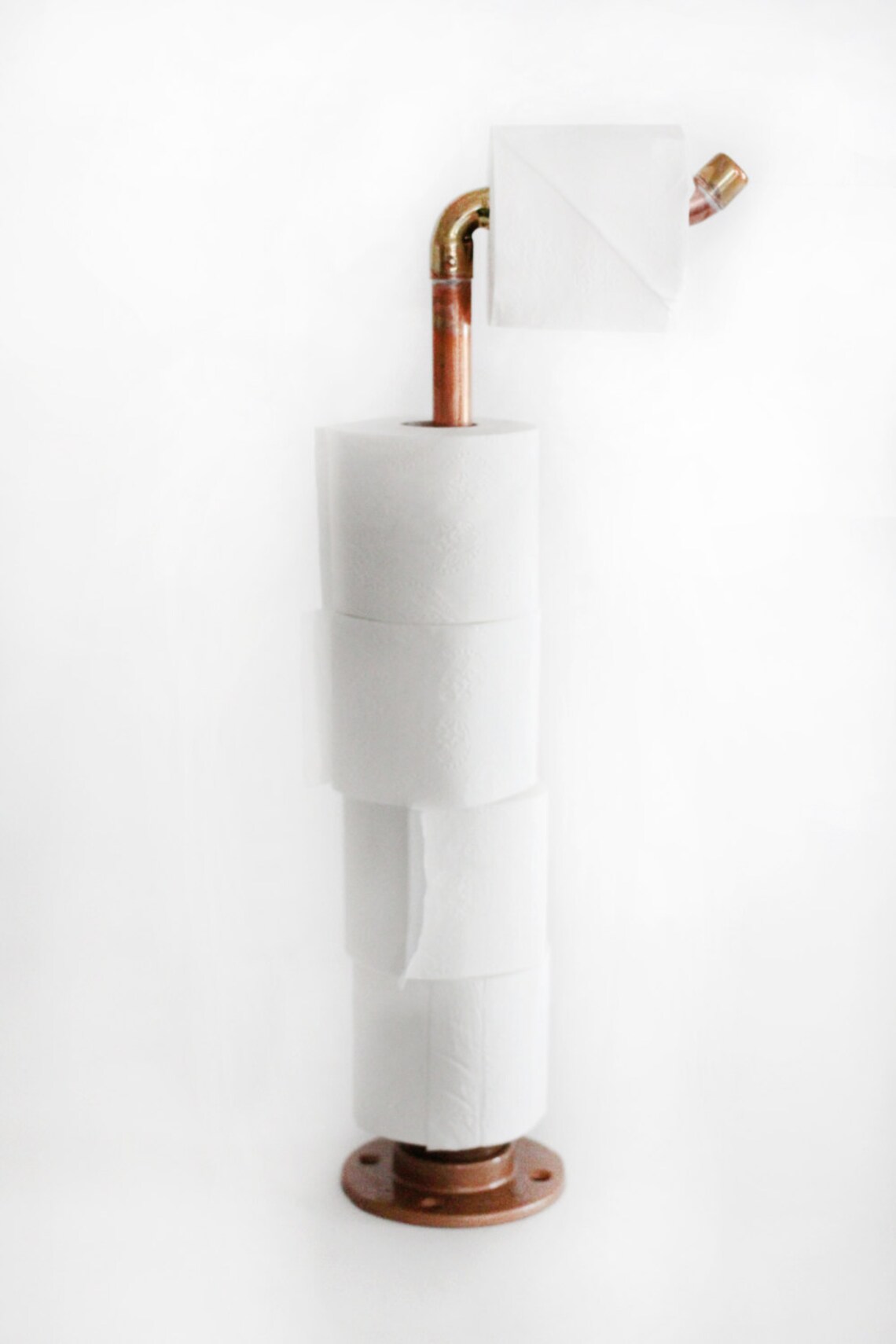 Toilet Paper Stand Copper Toilet Paper Holder Made to Order Etsy