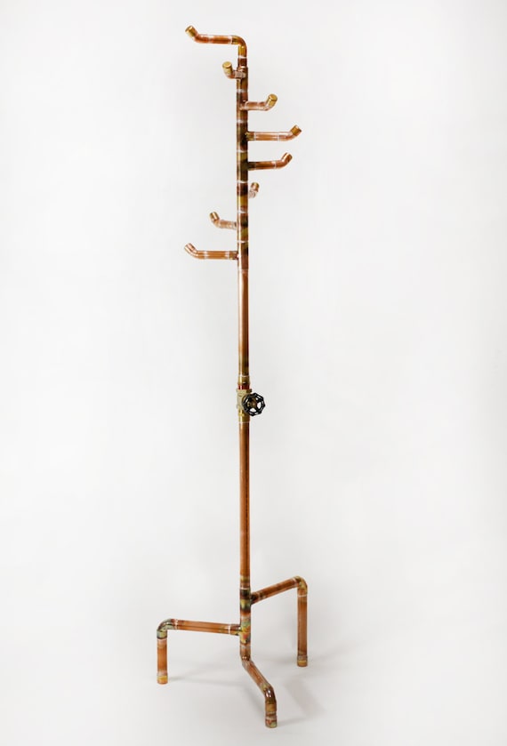 Standing Coat Rack Copper Tree, Free Standing Coat Hanger