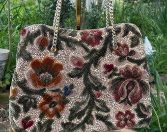 Vintage Hand Crystal Garay Handbag up-cycle
