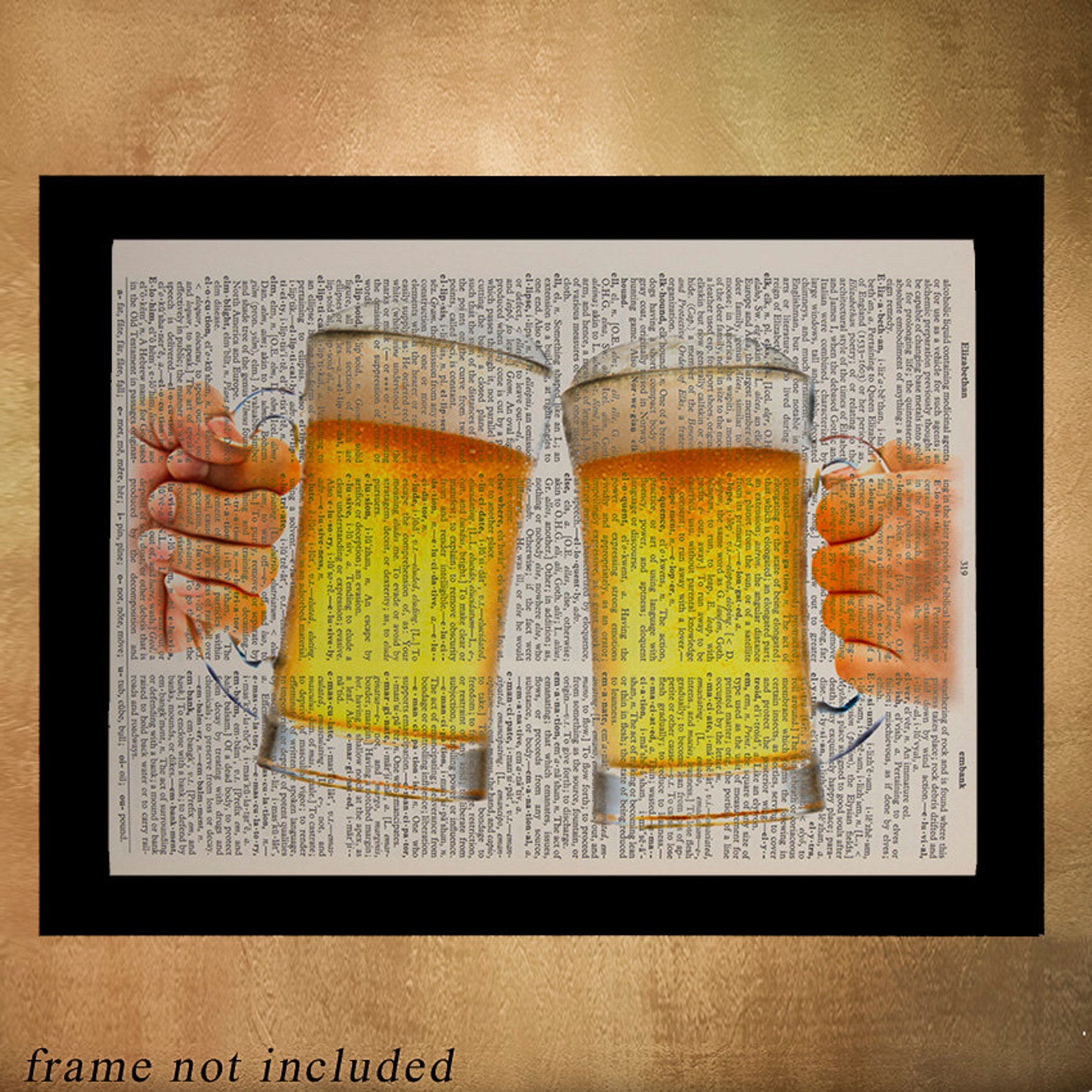Beer Dictionary Art Print Mircrobrew Micro Brew Brewing Wall Etsy