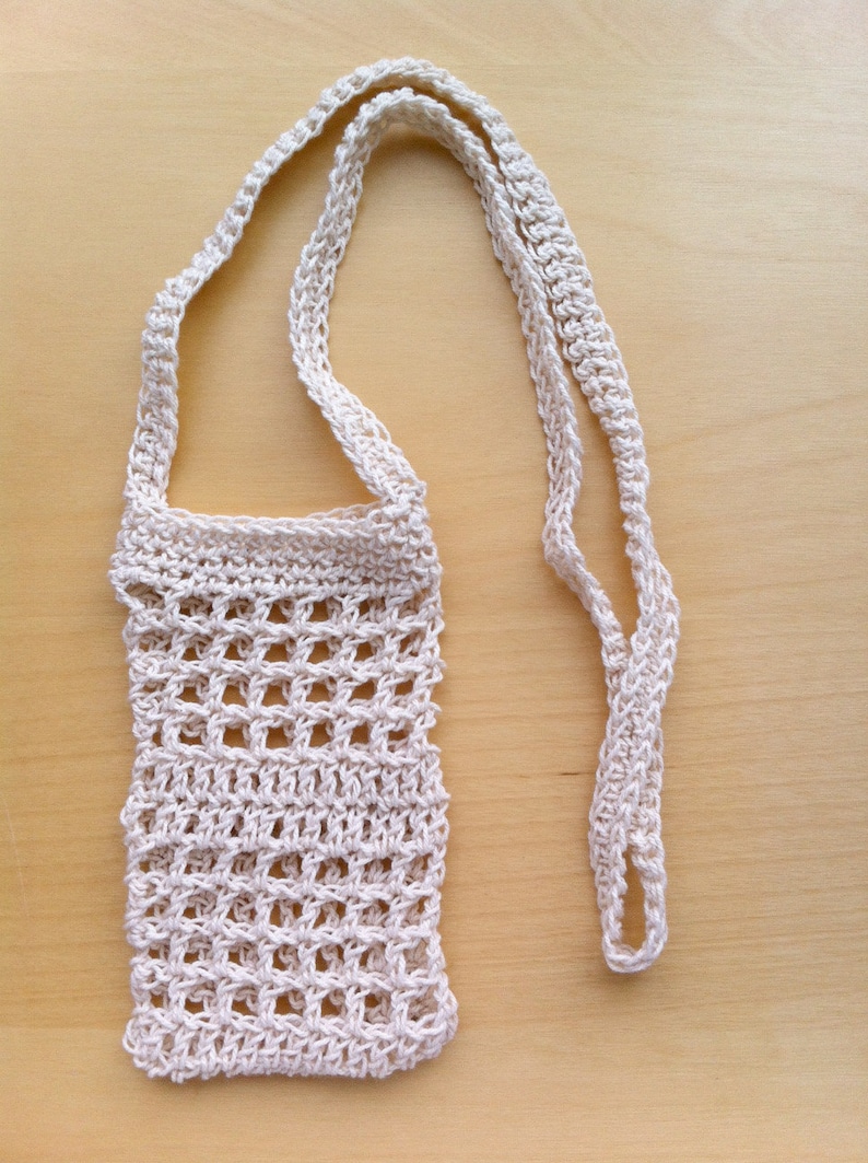 Crochet Pattern for Mobile Phone String Bag Note This is the Digital ...