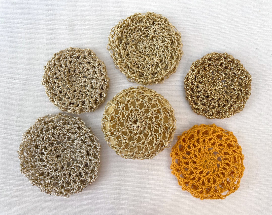 Gold Bun Covers Ballet Bun Cover Crochet Bun Cover Bun Covers Hair Net