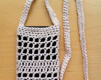 Patrón de crochet para bolsa de cuerda para celular - Nota: este es solo el patrón digital - Jennifree Designs