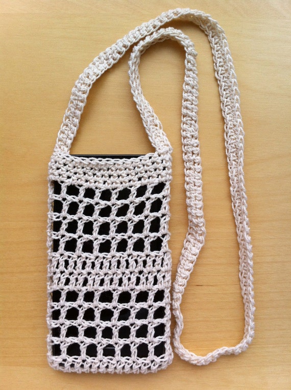 crochet cell phone bag