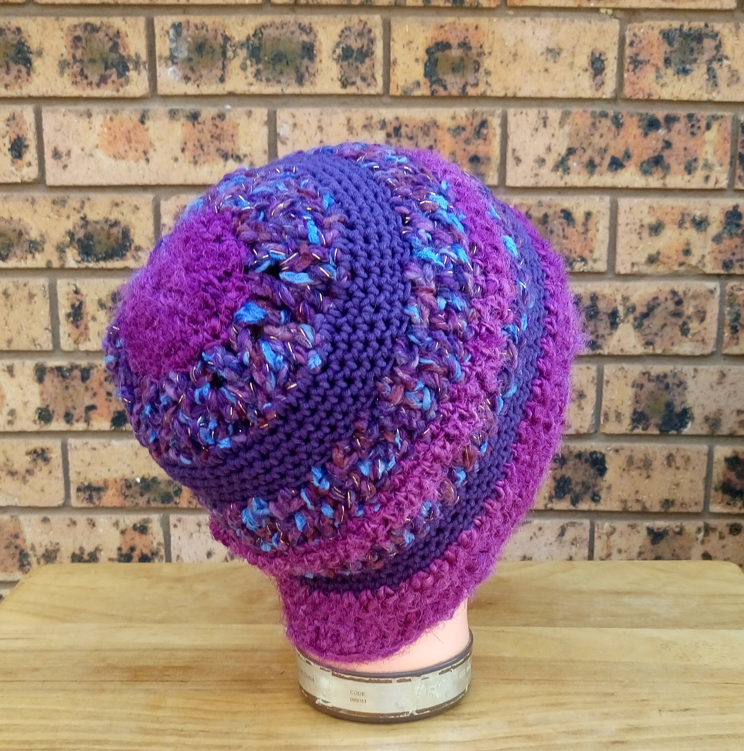 Crochet Hat Purple Hat Purple Beanie 