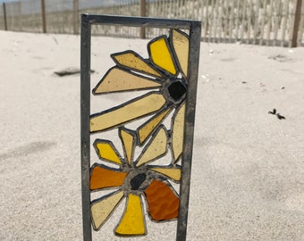 Stained Glass Totem for Planters