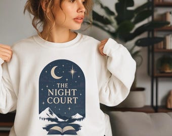 ACOTAR Sweatshirt | Night Court Fae Shirt | Sarah J Maas Merch | Romantasy Gift | Bookish Crewneck | SJM Fan Gift | Fantasy Reader Shirt