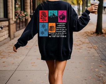 ACOTAR Velaris Sweatshirt | Night Court Mountains Shirt | Sarah J Maas Gift | Romantasy Tee | Bookish Crewneck | SJM Merch | Fantasy Reader