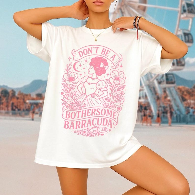 Camiseta Barracuda Molesta / Geraldine Grus Zodiac Academy / Camiseta divertida de fantasía de BookTok / Merchandising de ZA / Regalo para lectores de Romantasy imagen 1