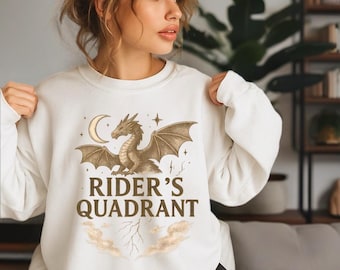Rider’s Quadrant Sweatshirt | Fourth Wing Inspired | Dragon Academy Shirt | Bookish Fantasy Merch | Romantasy Gift | Cozy Reading Sweatshirt