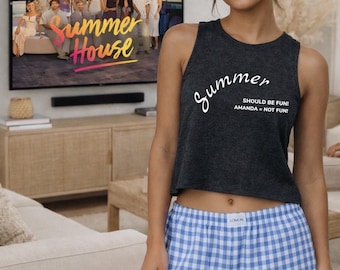 Summer House Tank Top Summer Should Be Fun Shirt Funny Amanda West Quote Bravo TV Shirt Girls Night Outfit Reality TV Merch Gift for Her