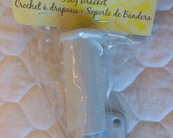 NIEUW - 1" vlagophangbeugel, verstelbare hoeken, metaal - Made by Evergreen